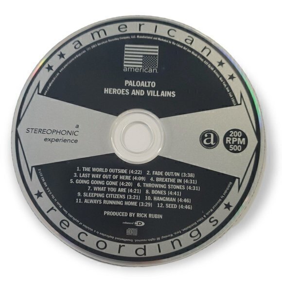 PaloAlto‎ - Heroes And Villains [2003 Promotional CD] - Picture 3 of 3
